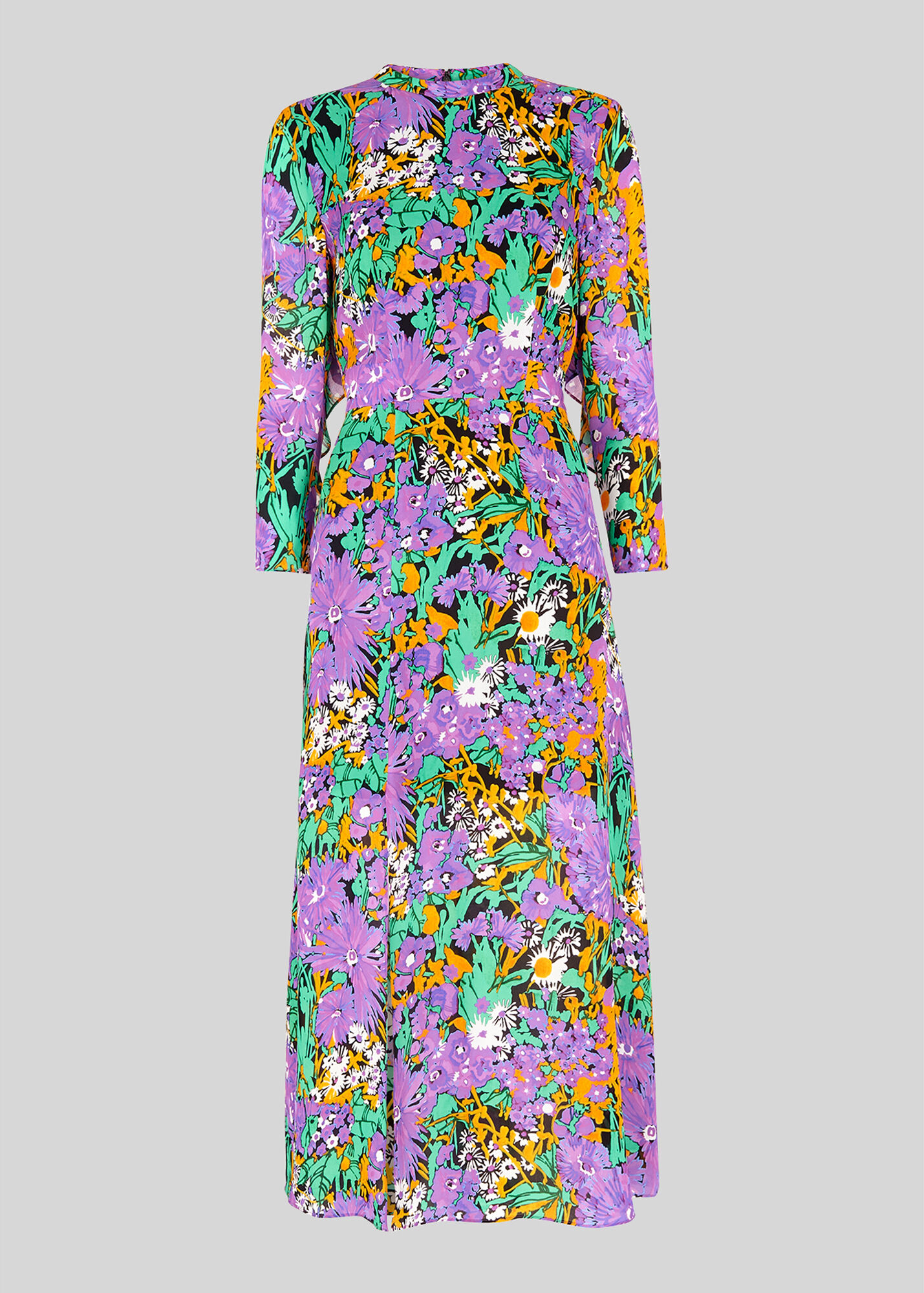 Multicolour Simone Floral Print Midi Dress