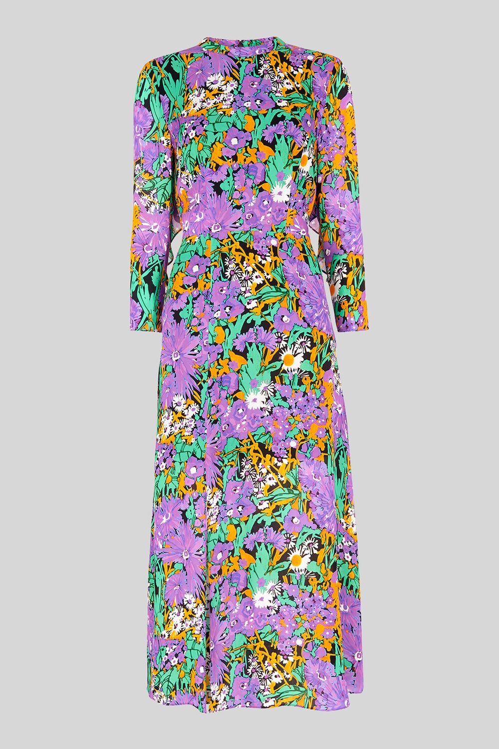 Simone Floral Print Midi Dress