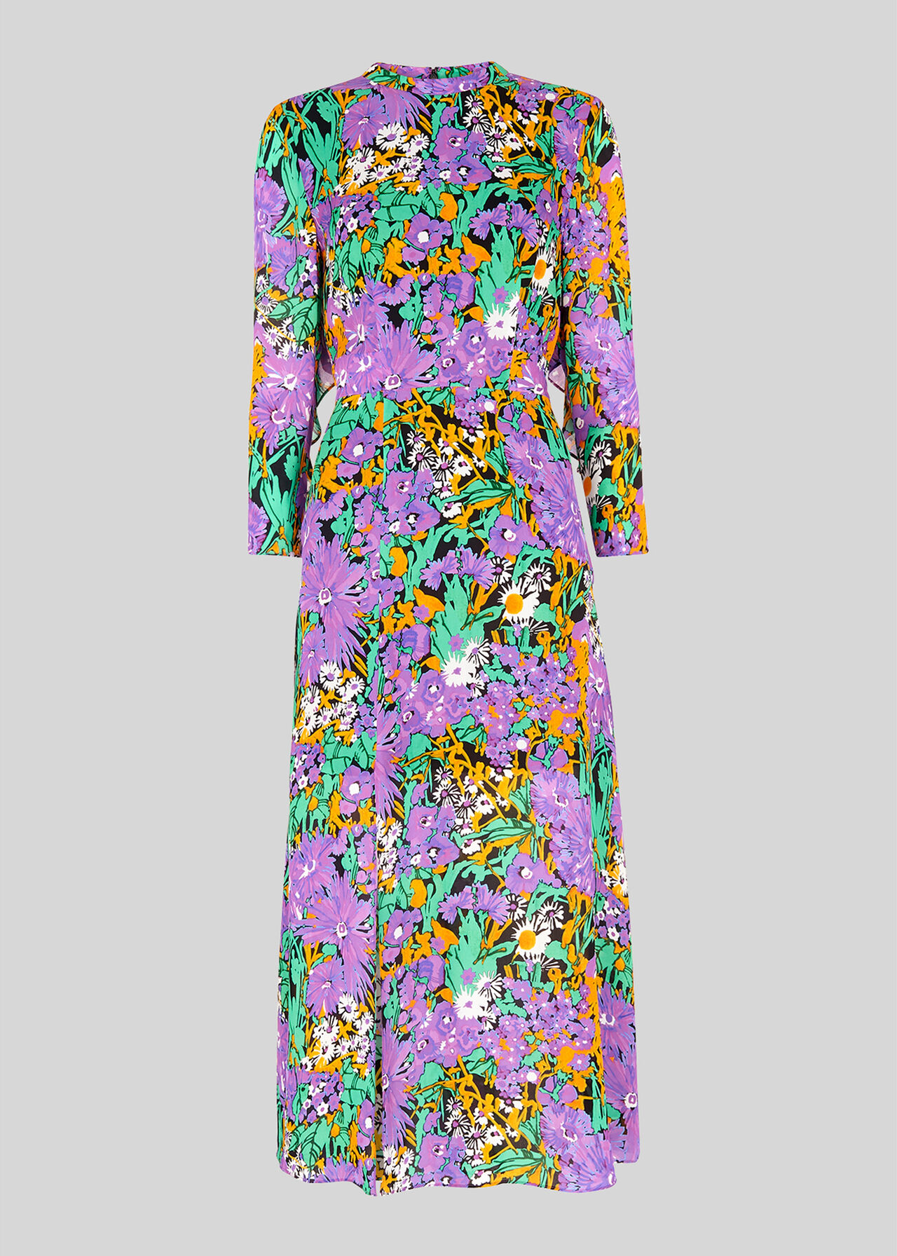 Simone Floral Print Midi Dress