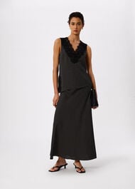 Mini Spot Fit and Flare Skirt