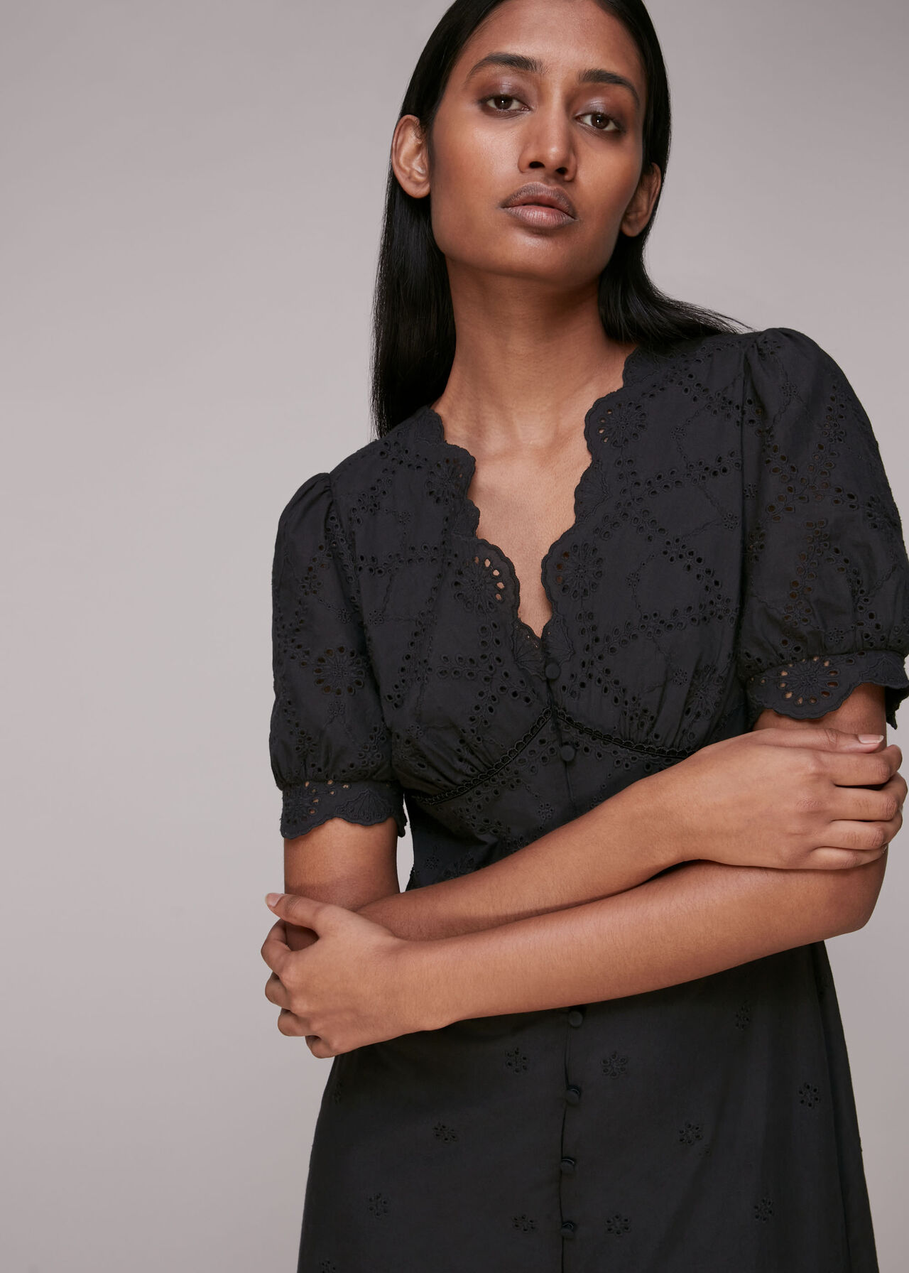 Carolyn Broderie Dress