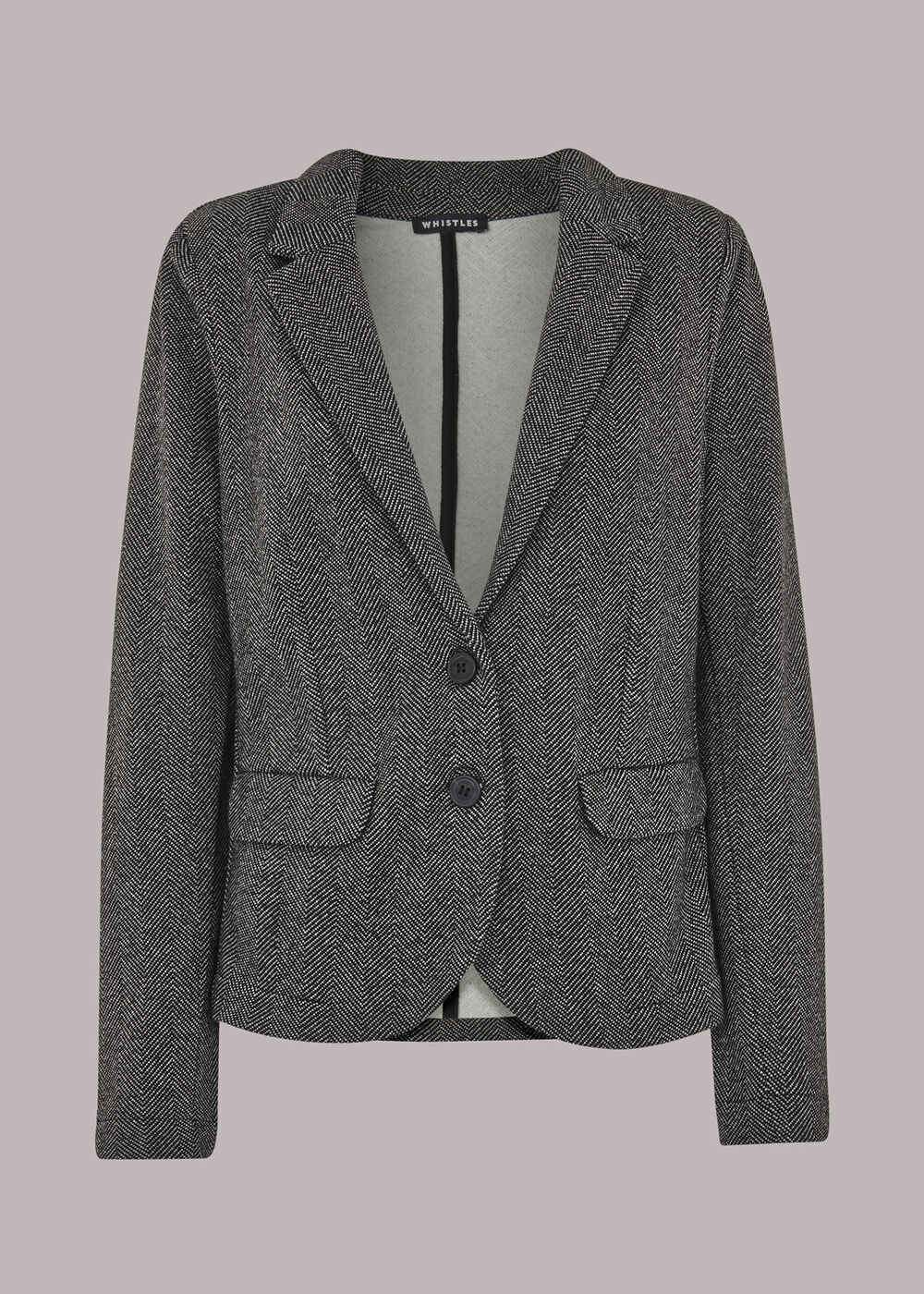 Textured Slim Jersey Jacket
