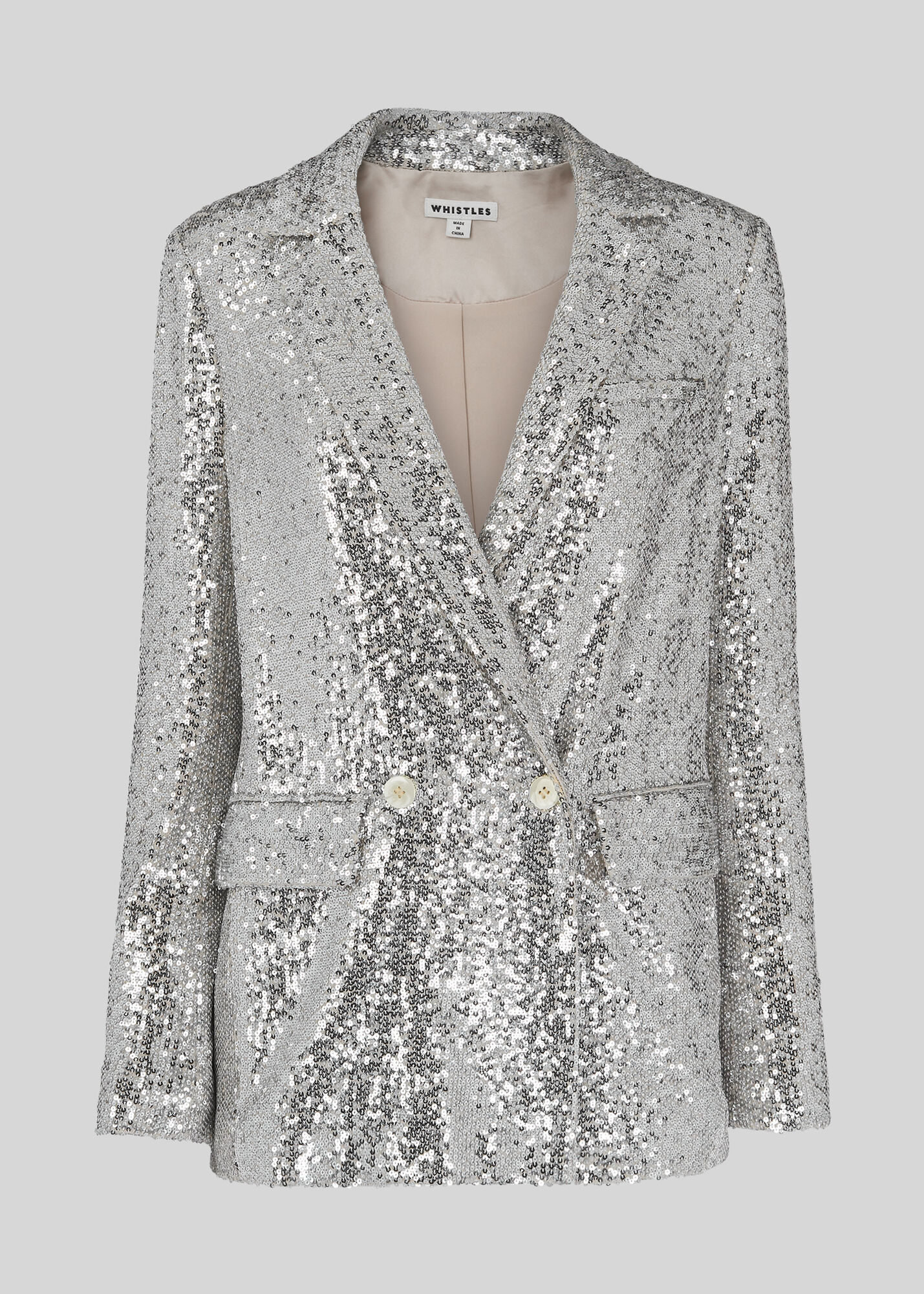 silver sequin