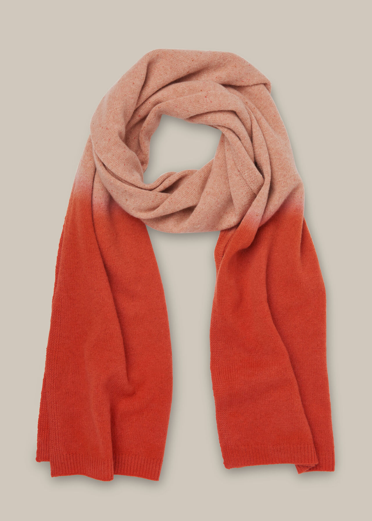 Dip Dyed Wool Scarf