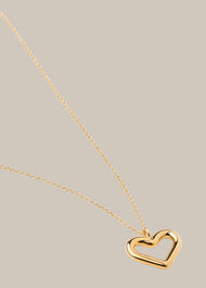 Tubular Heart Necklace