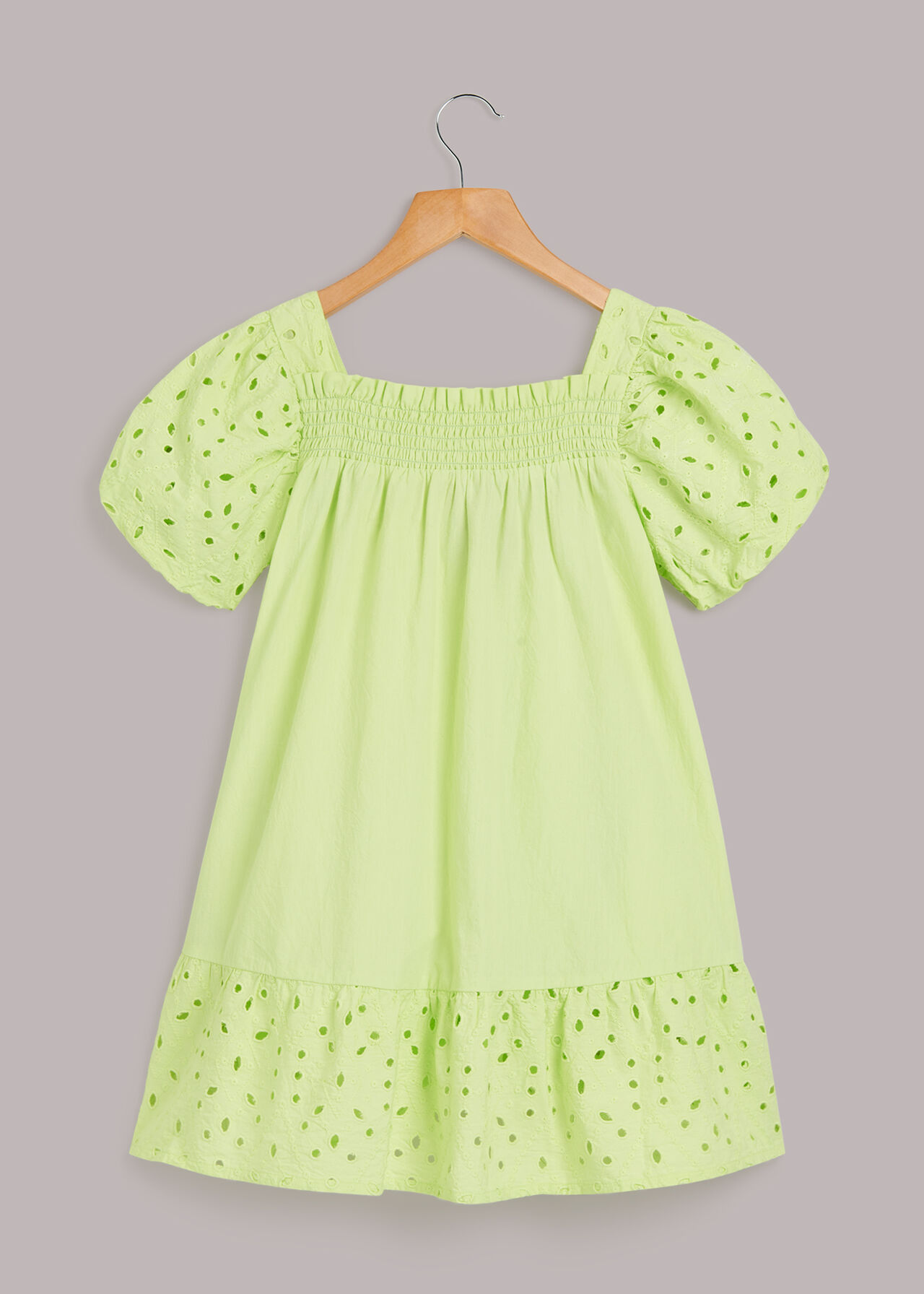 Broderie Trapeze Dress