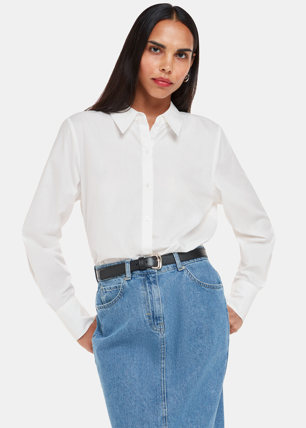 Boxy Cotton Shirt