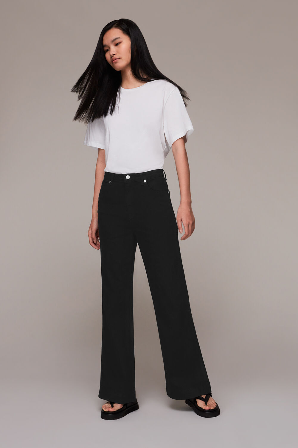 Black Lucy Stretch Flared Jean