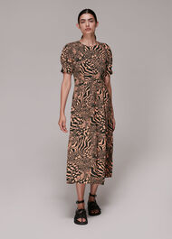 Anya Patchwork Animal Dress