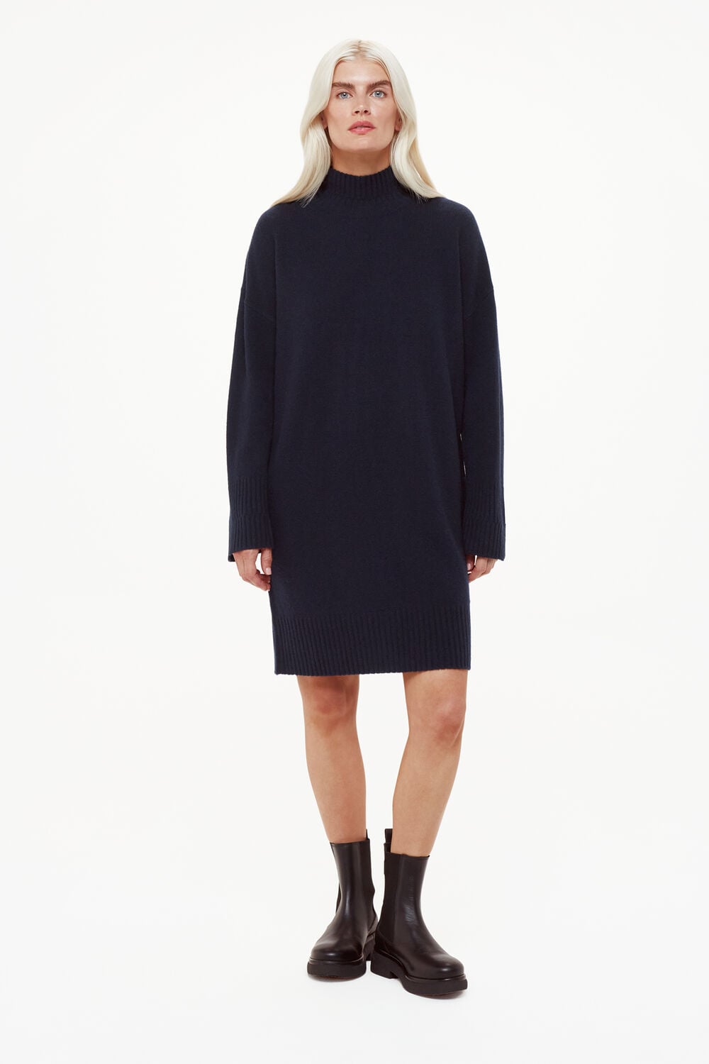 Petite Amelia Wool Knitted Dress