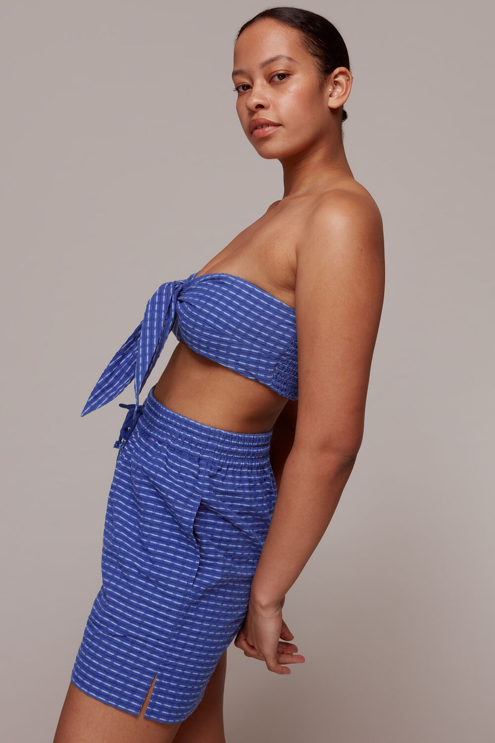 Astrid Tie Front Beach Top