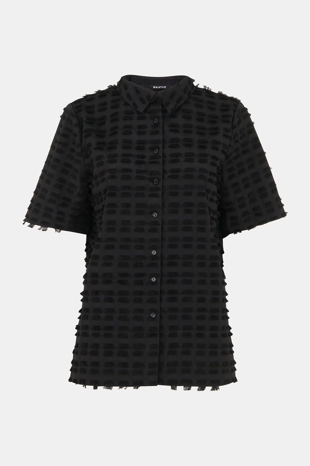 Black Cami Fringe Shirt