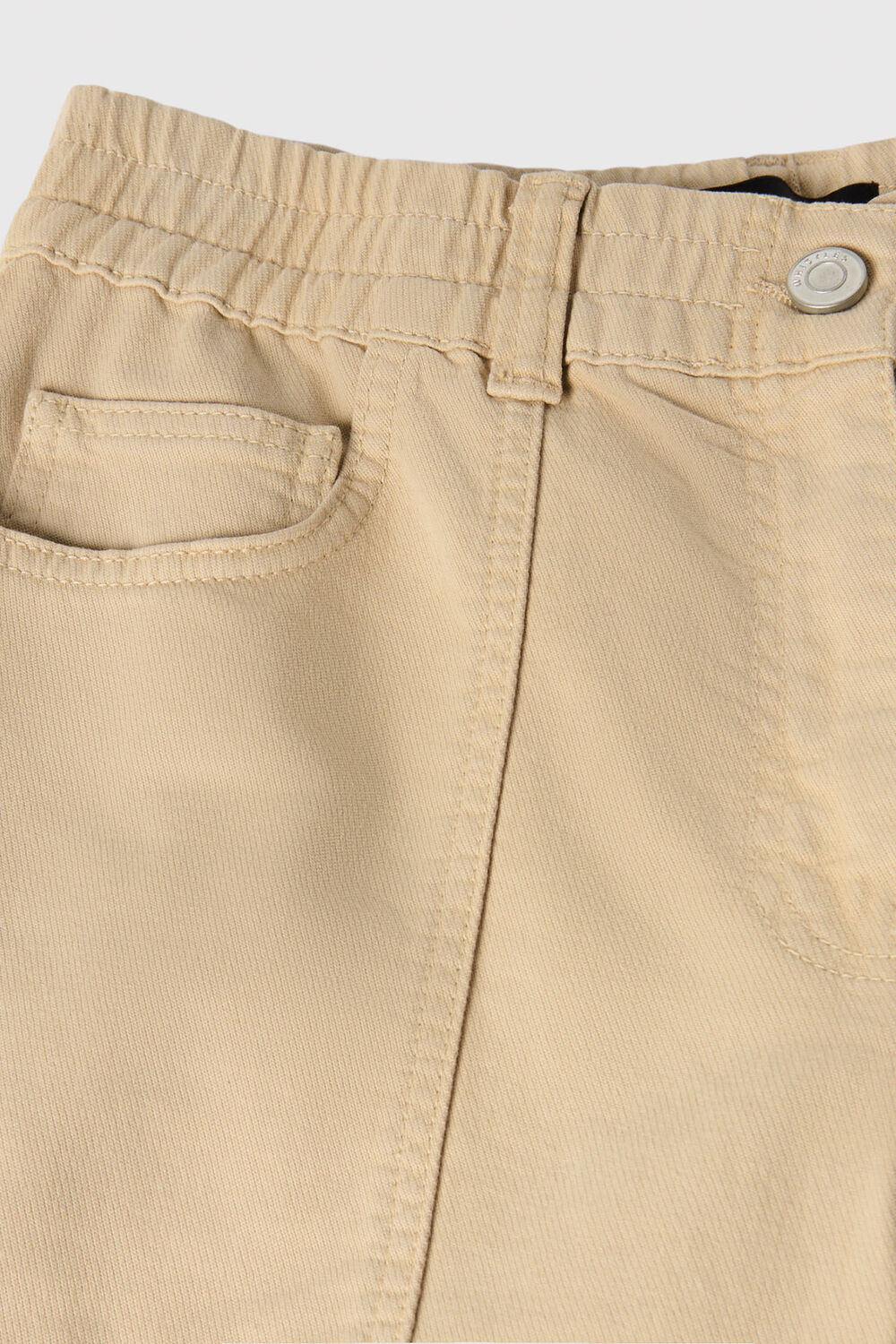 Neutral Petite Tessa Casual Trouser