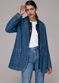 Denim Boyfriend Blazer
