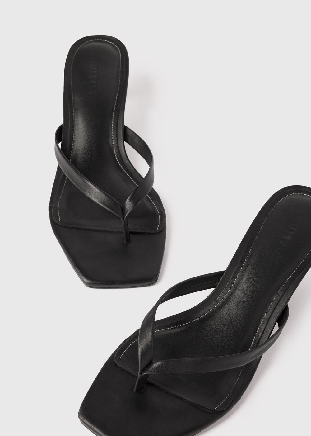 Toe Post Kitten Heel Mule