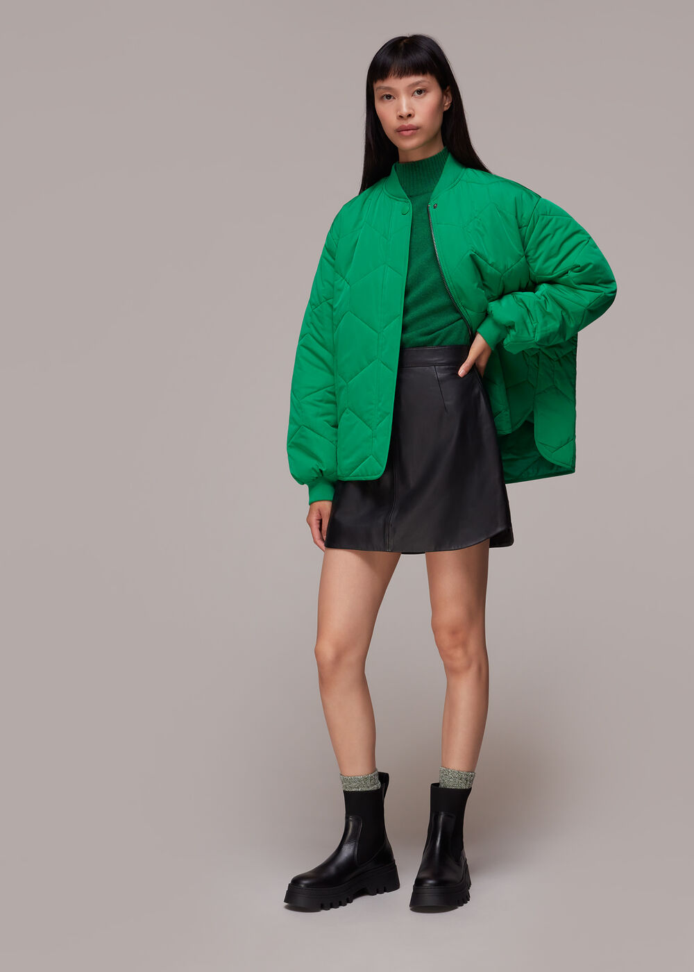 Ferne Wool Funnel Neck Jumper