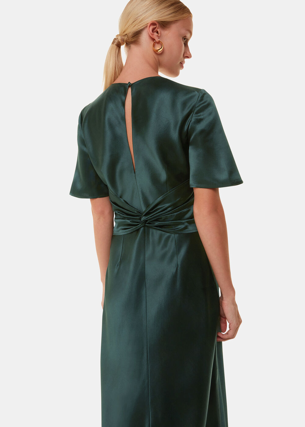 Avery Satin Twist Dress