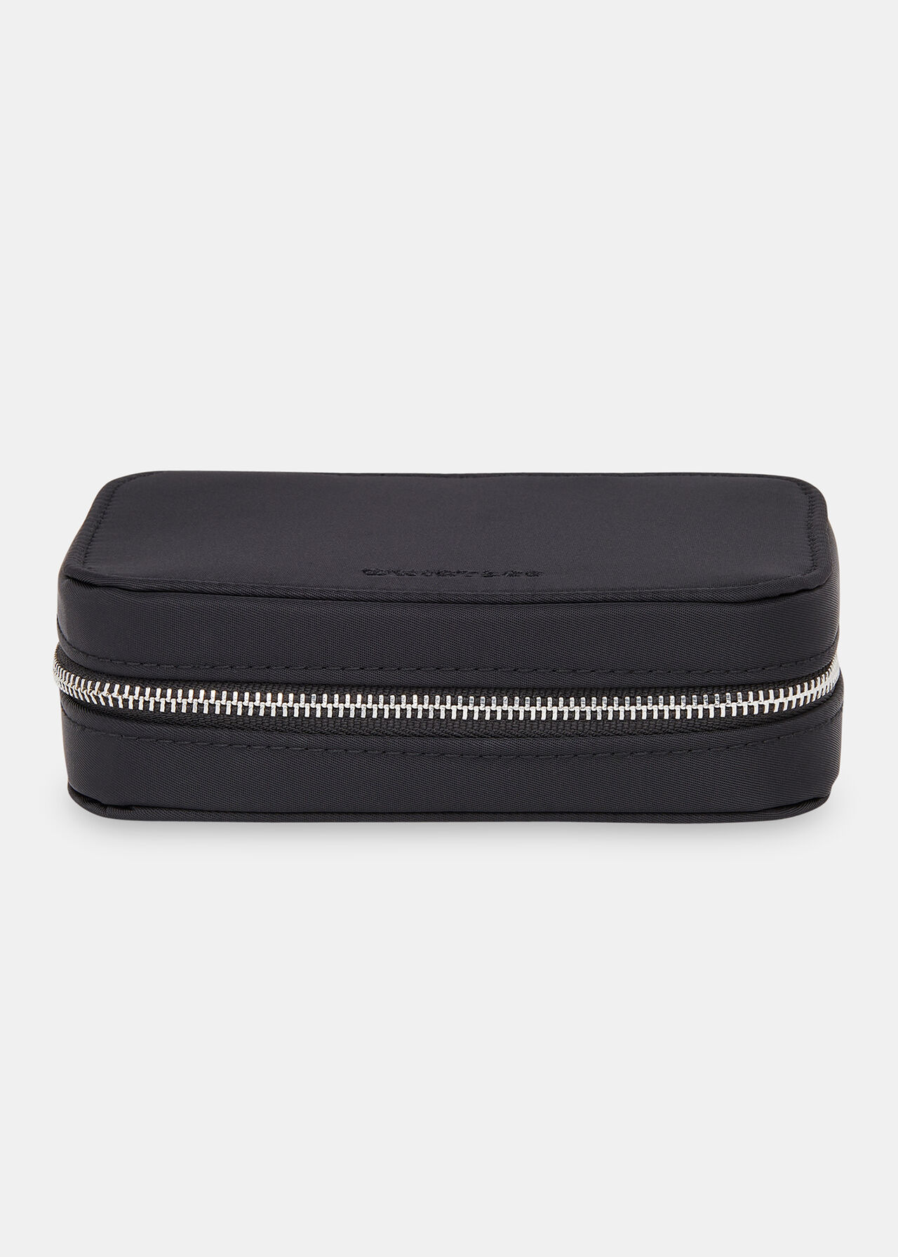 Black Della Nylon Jewellery Box | WHISTLES