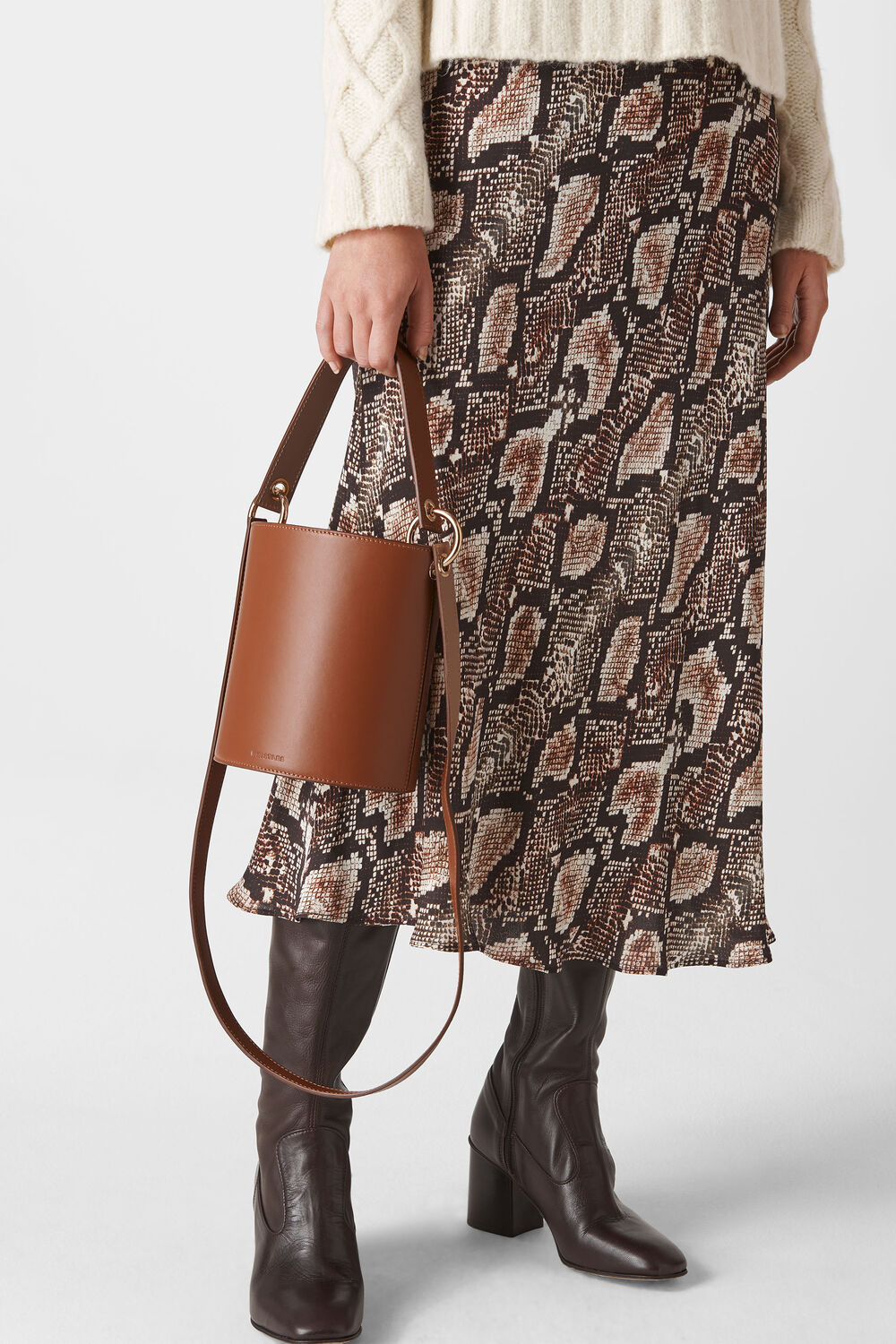 Matilda Bucket Bag Brown