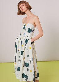 Alana Bandeau Abstract Dress