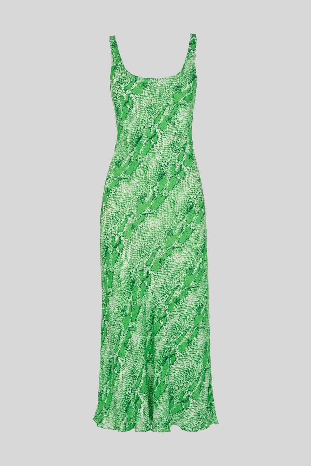 Python Print Slip Dress Green/Multi