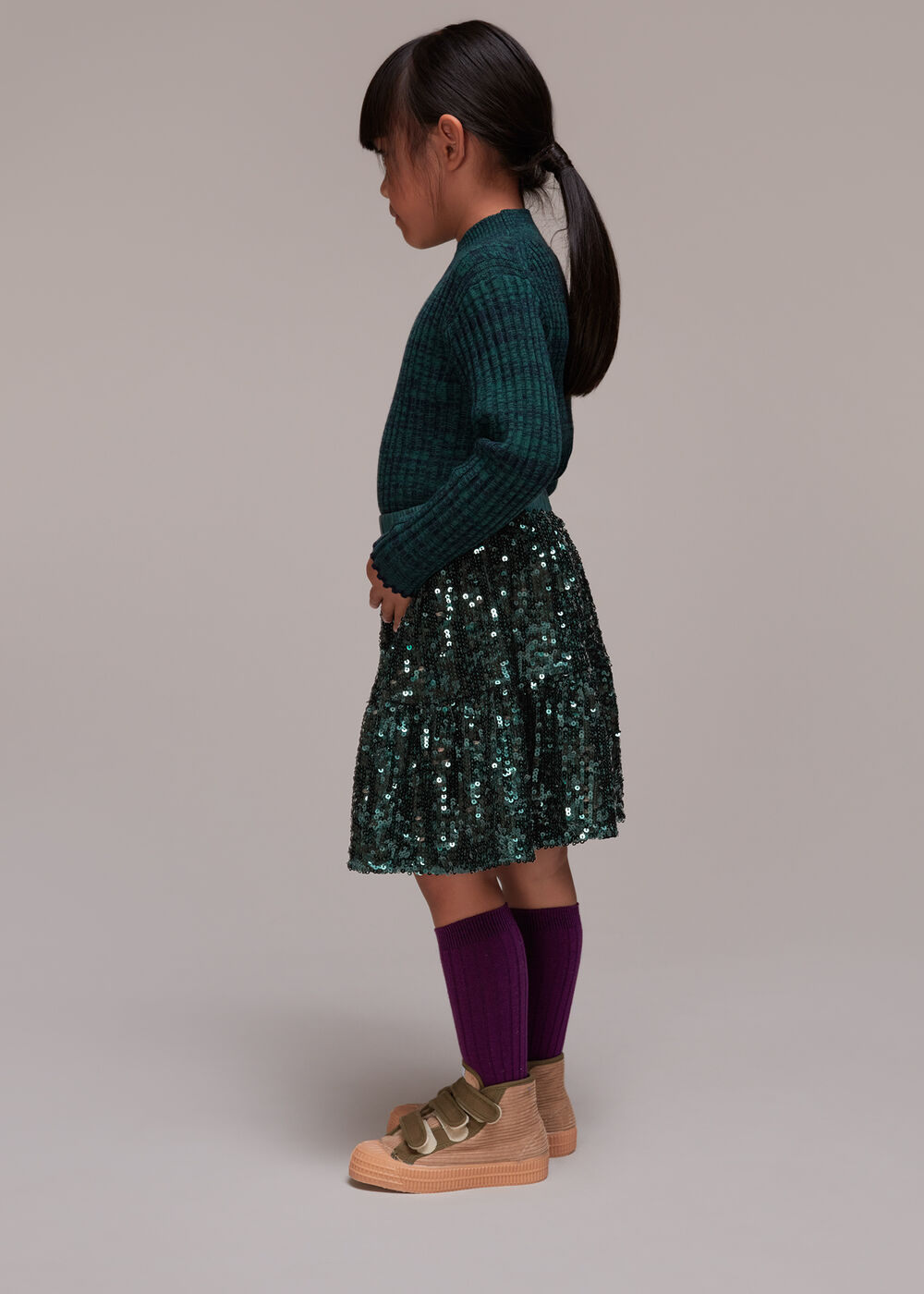 Isadora Sequin Skirt