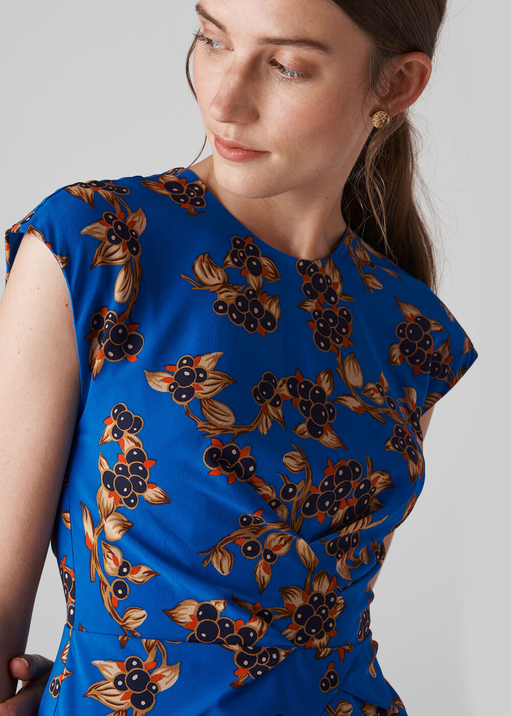 Capri Print Silk Bodycon