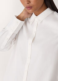 Petite Boxy Cotton Shirt