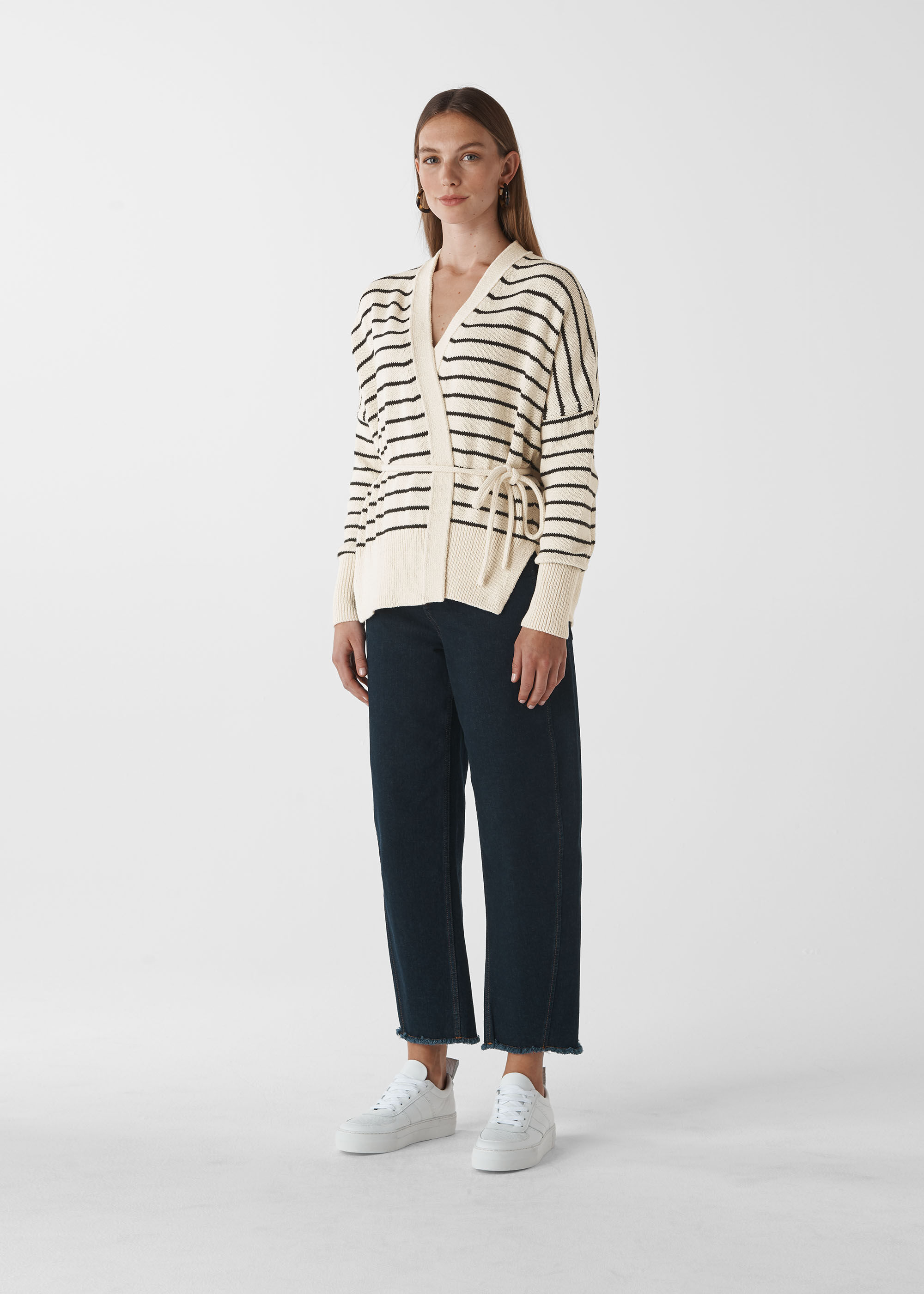 cardigan with stripes