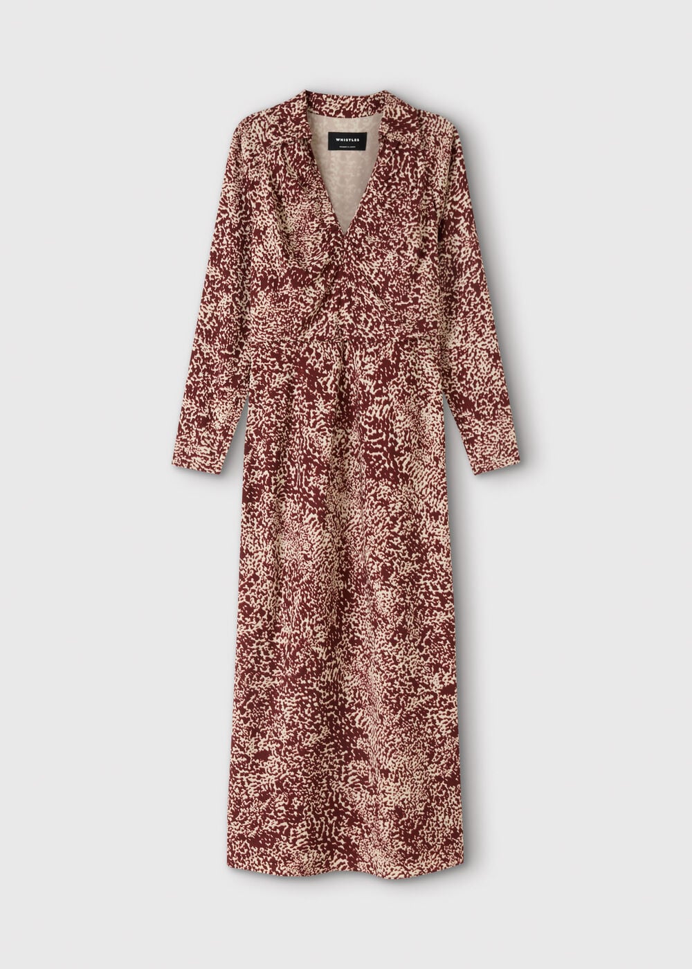 Feathered Animal Shirt Dress