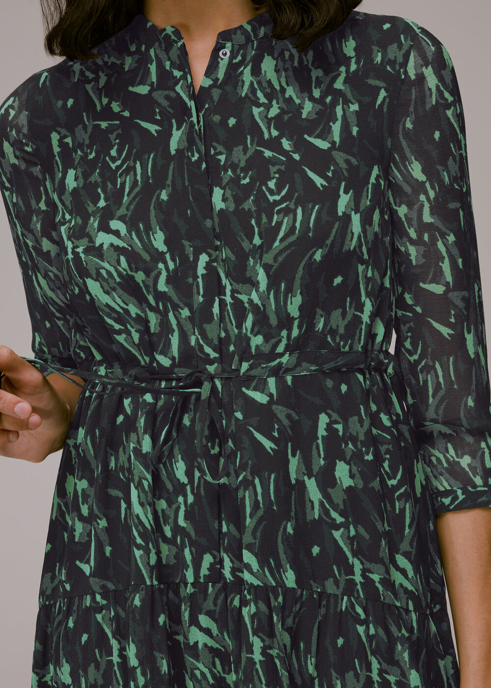 Abstract Brushstroke Dress