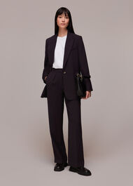 Crepe Boyfriend Blazer