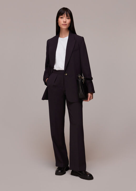 Crepe Boyfriend Blazer
