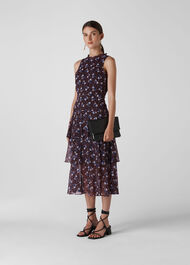 Tiered Dress Multicolour
