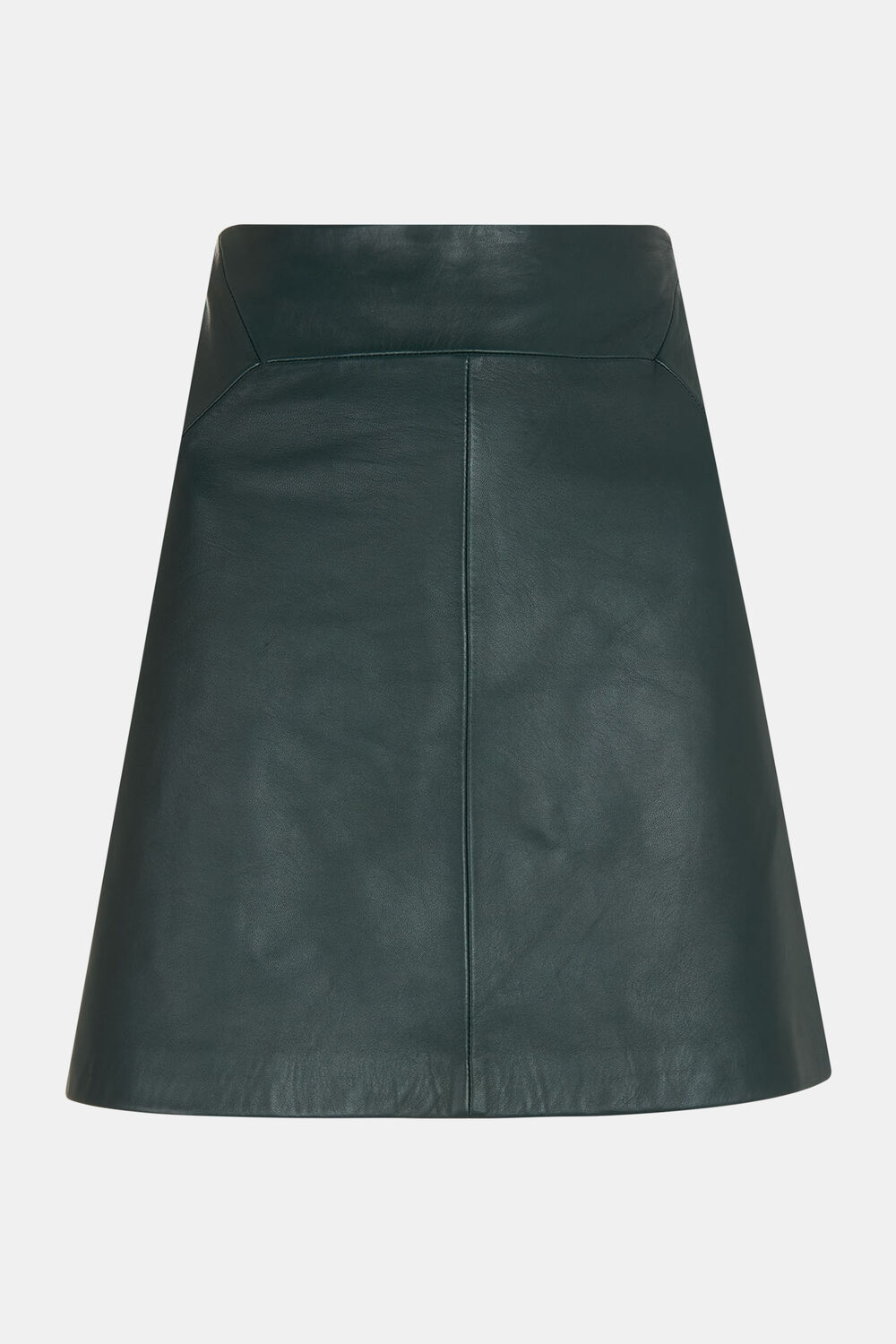 Leather A line Skirt