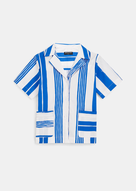 Blue Sammy Stripe Shirt
