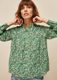 Heath Floral Print Top