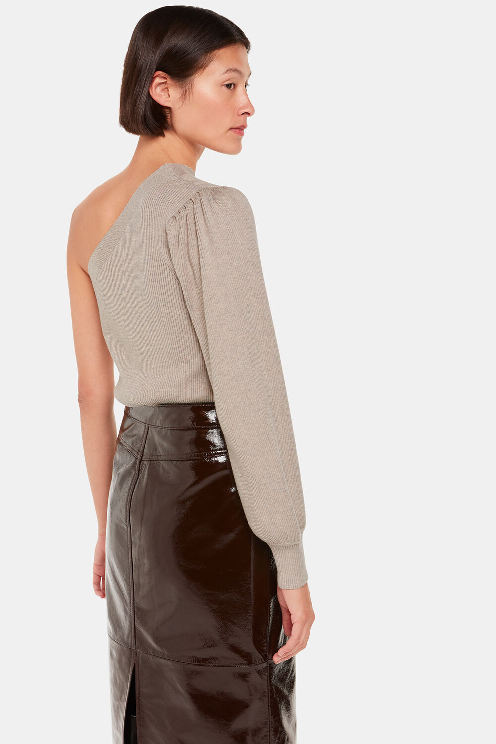 One Shoulder Knit