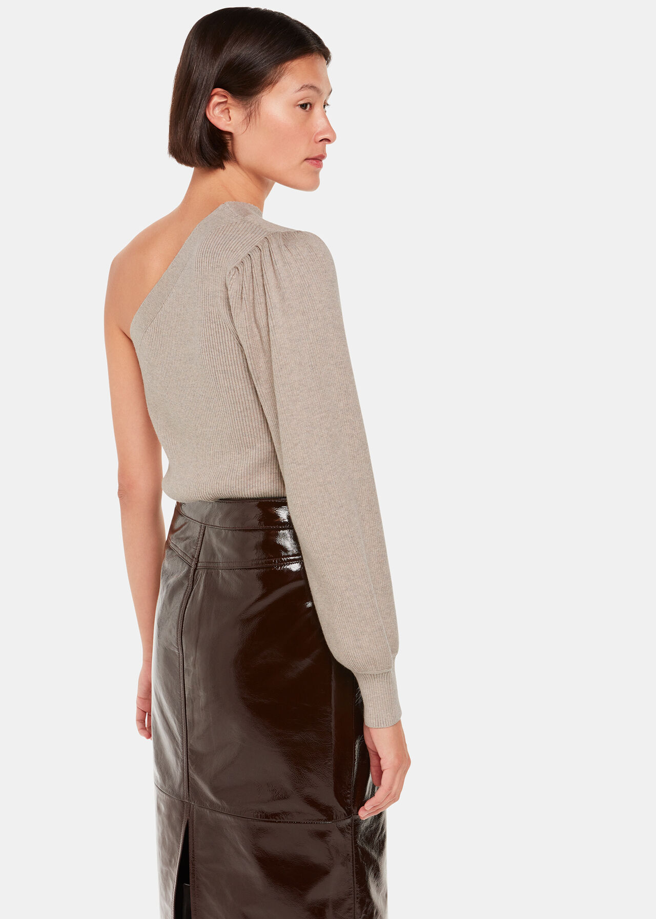 One Shoulder Knit