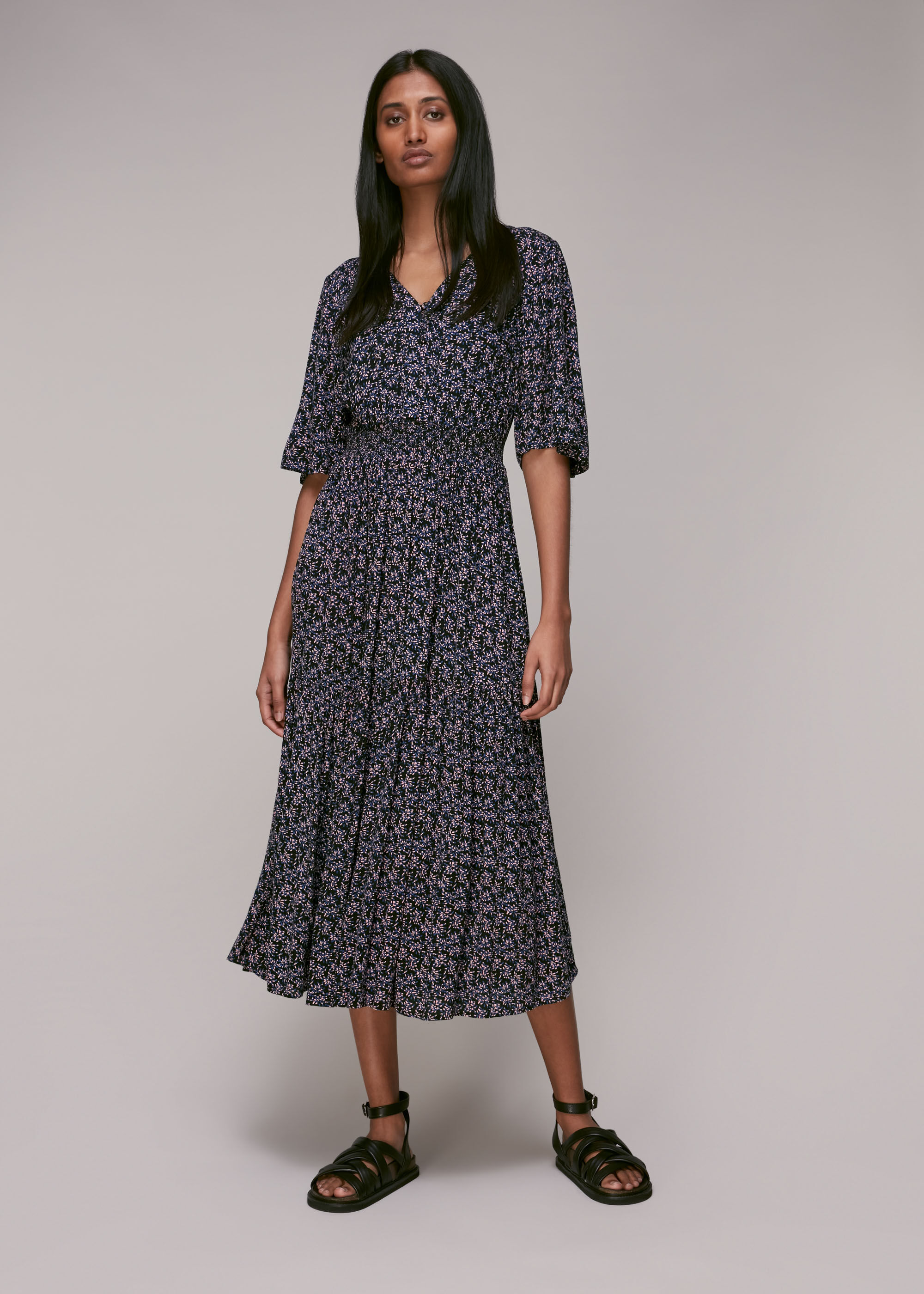 Whistles shop floral dress
