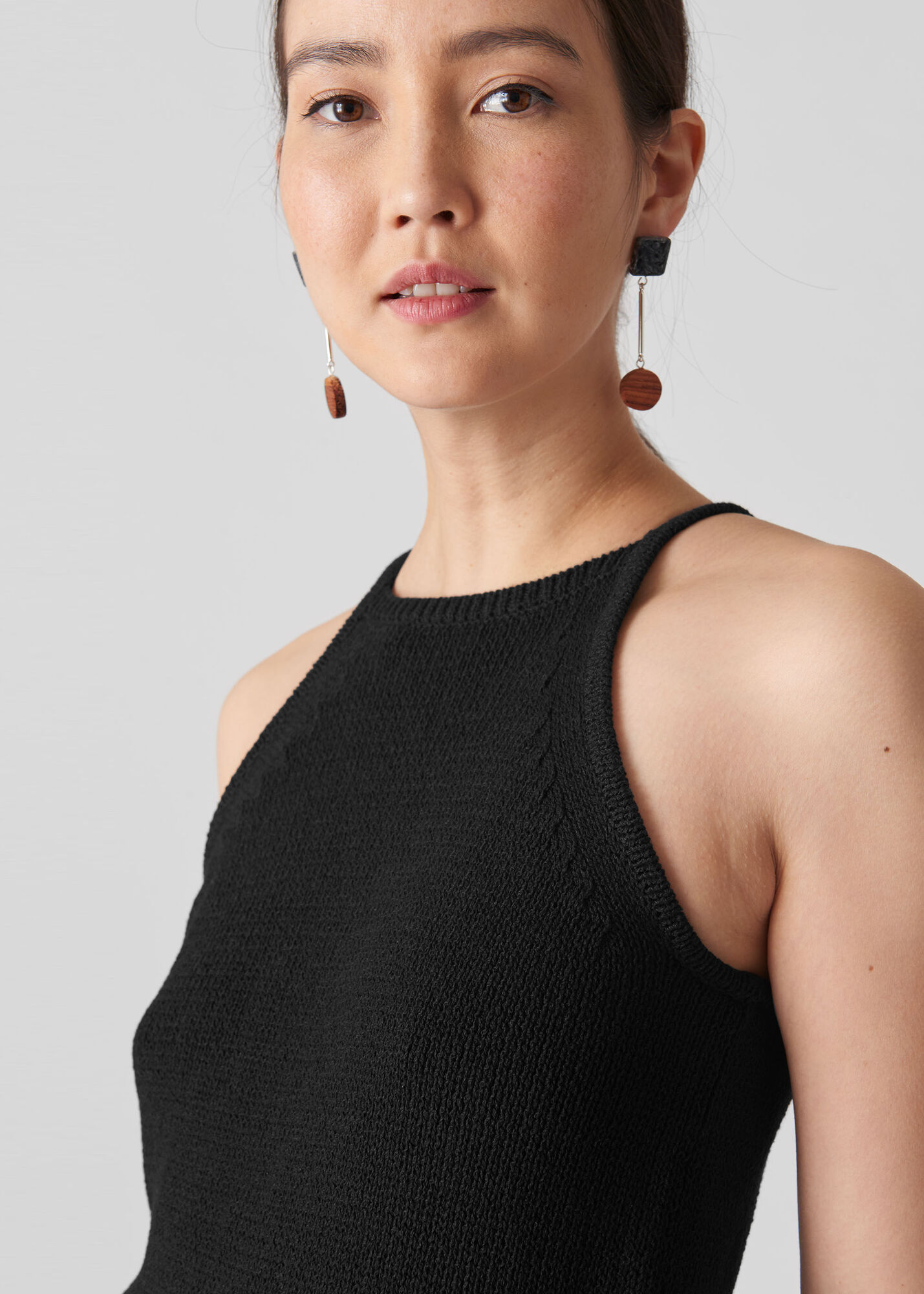 Black Knitted Vest Top WHISTLES