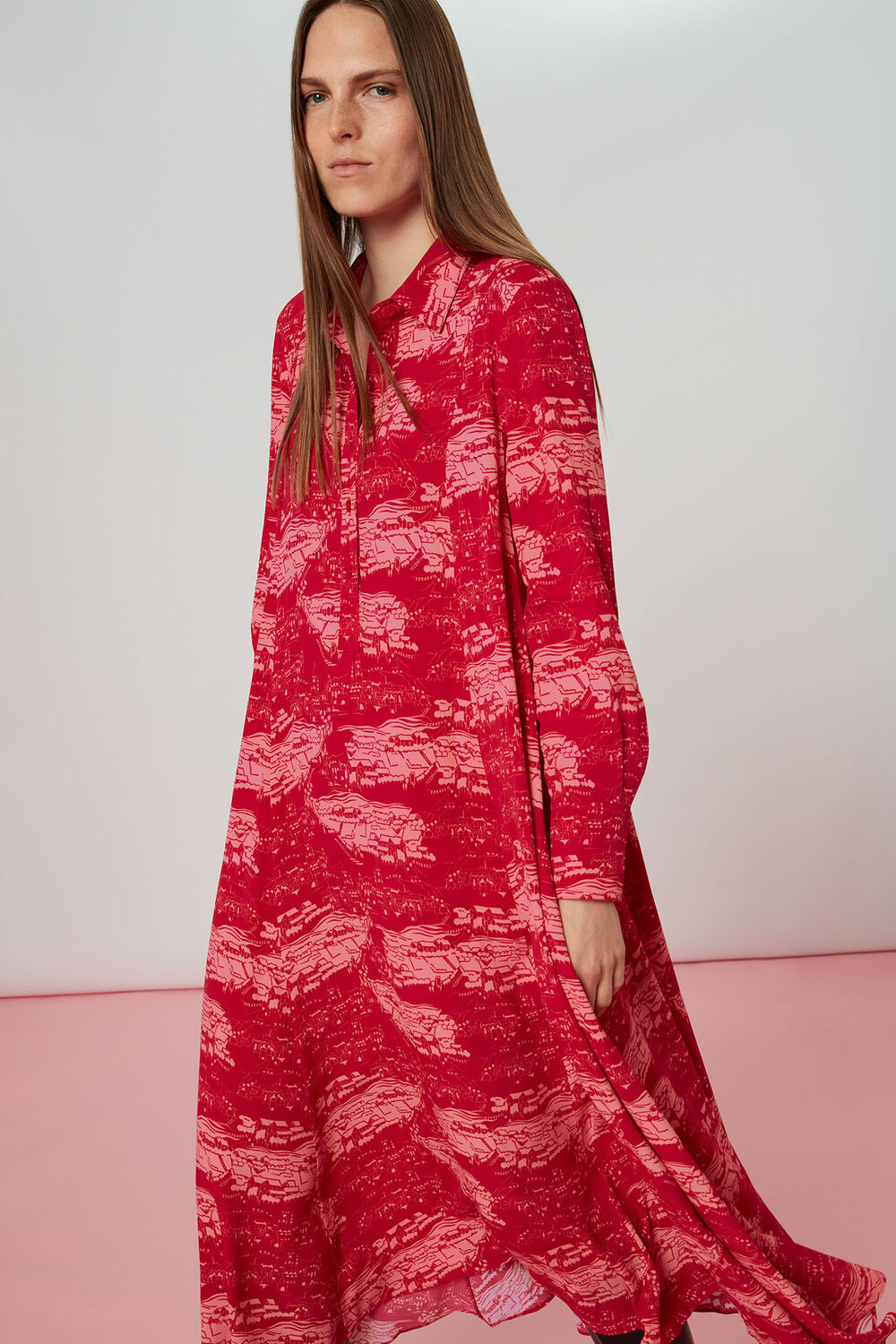 Field Print Dress