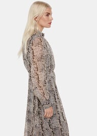 Petite Optical Snake Meg Dress