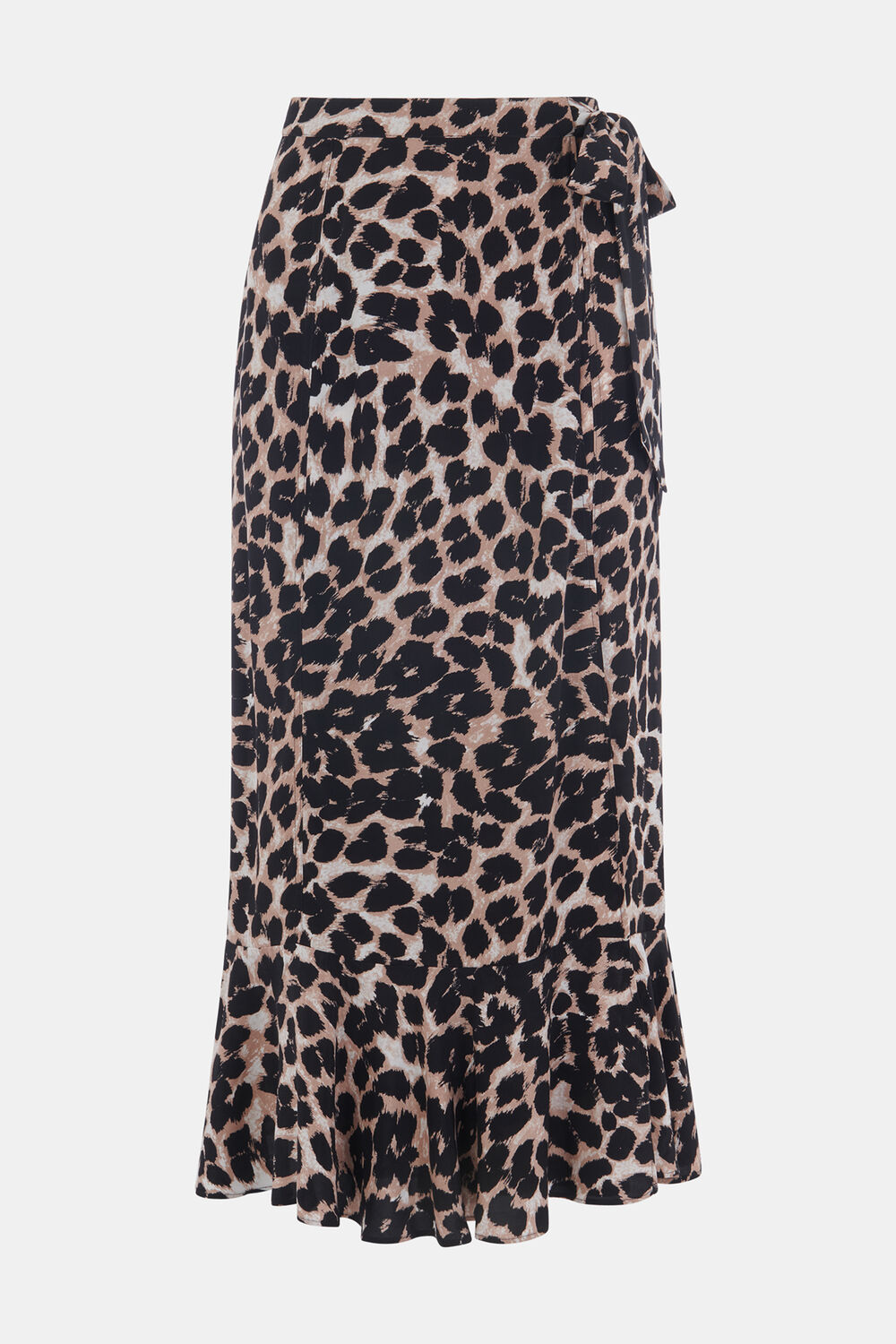 Leopard Spot Wrap Skirt