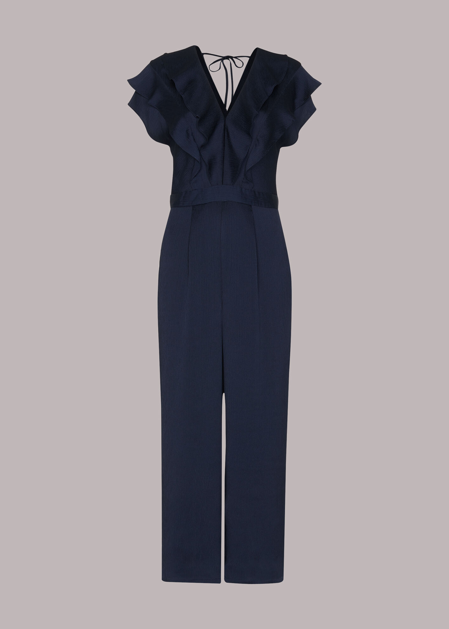 Navy Adeline Jumpsuit WHISTLES