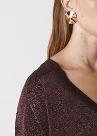 V Neck Sparkle Knit