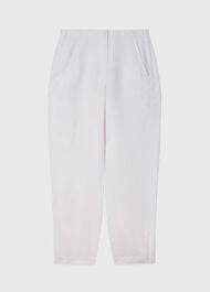 Linen Barrel Leg Trouser