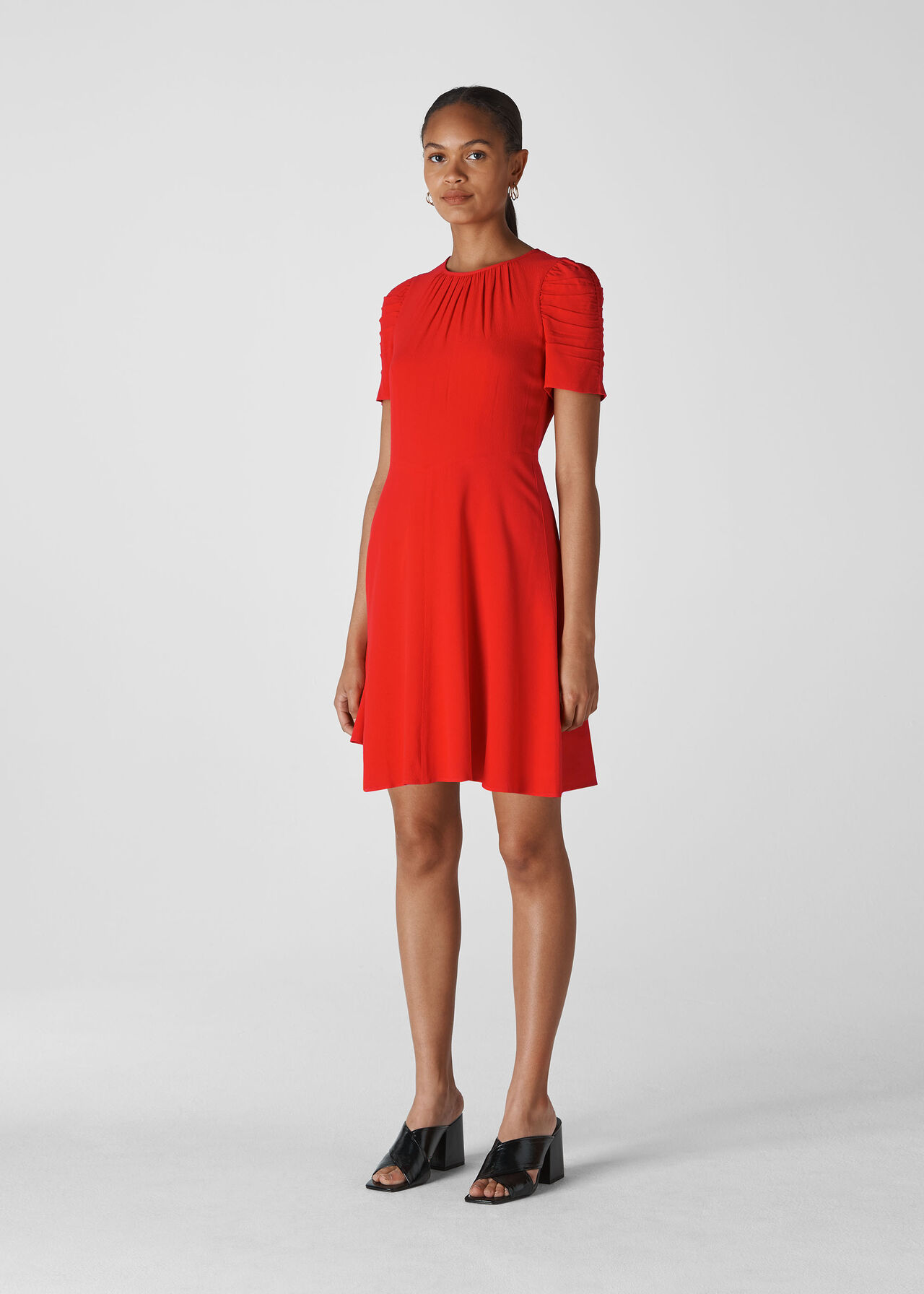 Simone Flippy Dress Flame