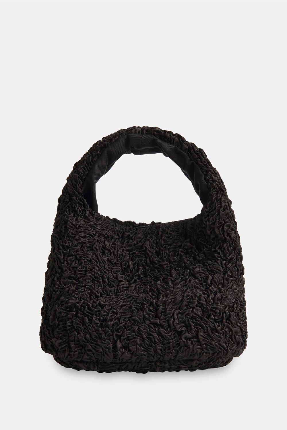 Luz Satin Ruched Mini Bag