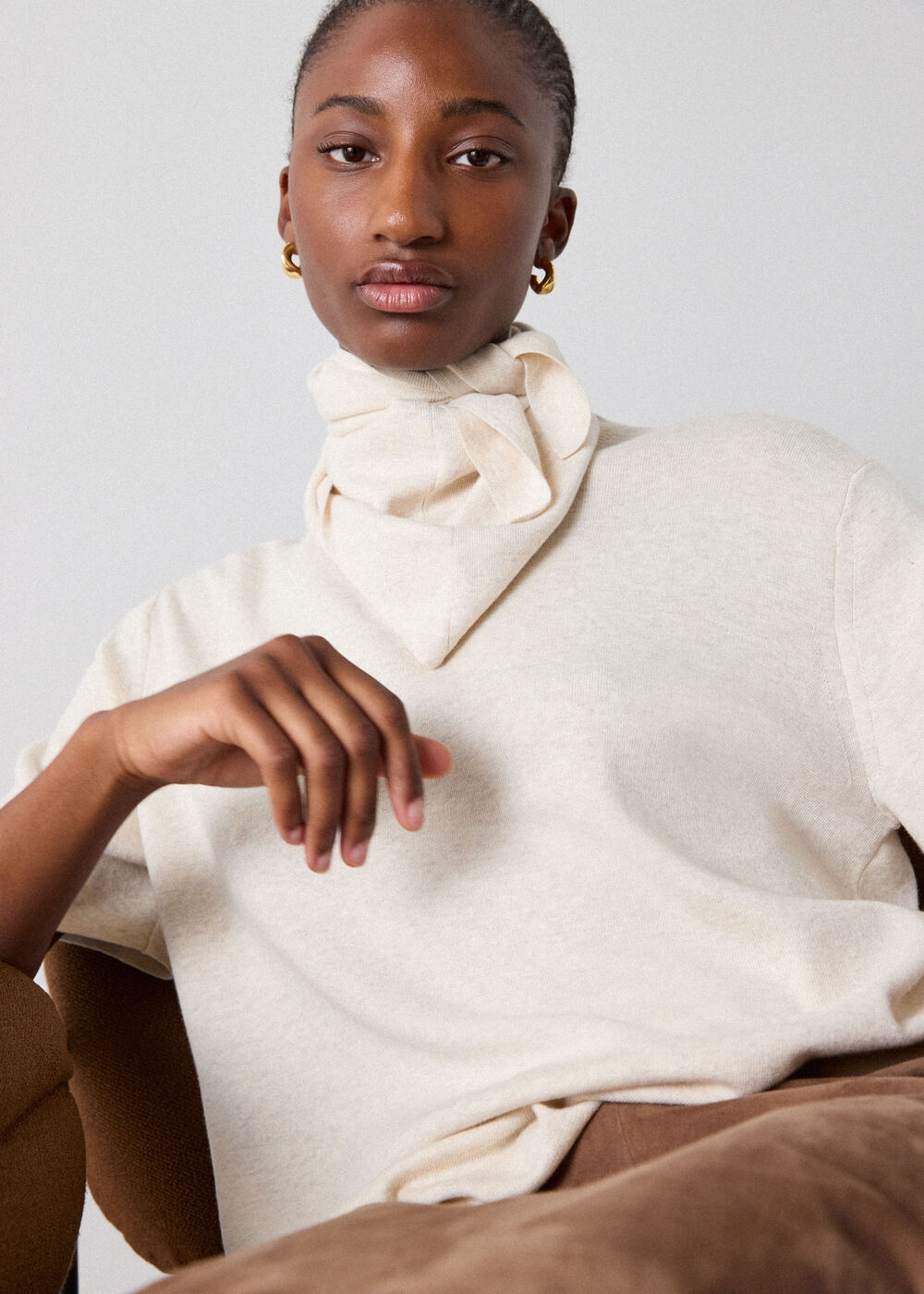 Fine Knit T-Shirt